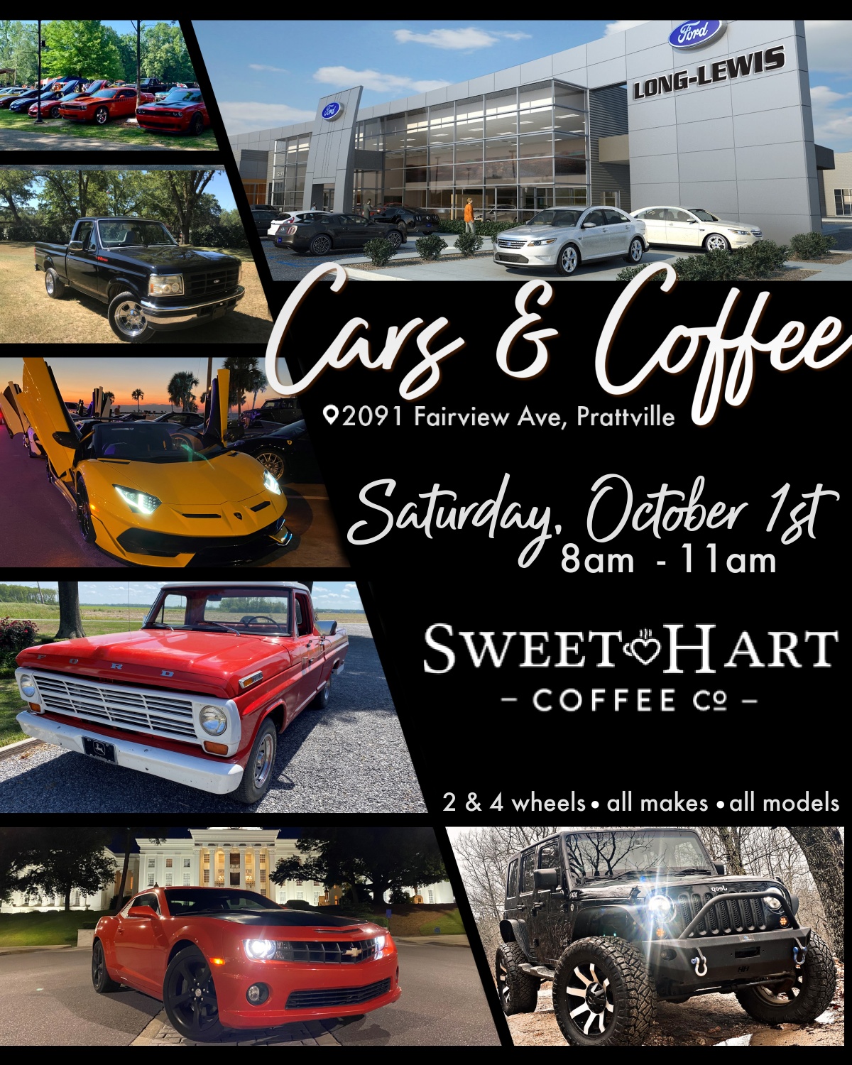 Prattville Cars & Coffee, Oct 1 Capitol City Corvette Club